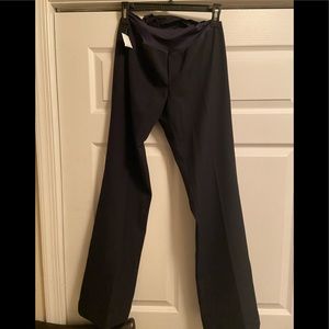 Gap Maternity dress pants black flare hem